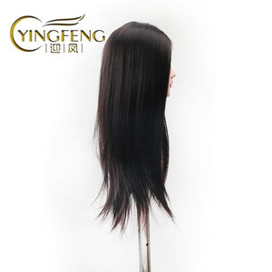 Offre spéciale, formation afro-américaine, Mannequin <span class=keywords><strong>de</strong></span> tressage, cosmétologie, tête d'entraînement avec cheveux humains - Product Image 3