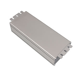 Caixa Eletrônica de Alumínio 6063 Personalizada, Estrutura de Extrusão, Invólucro para Driver de <span class=keywords><strong>LED</strong></span>, Corpo Dividido, IP65, Anodizado Prata, Certificado ROHS - Product Image 5