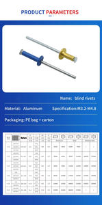 Remache <span class=keywords><strong>profesional</strong></span> <span class=keywords><strong>Pop</strong></span> Tipo de cáscara Flor Remache ciego de aluminio - Product Image 2