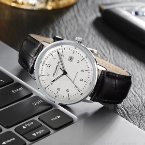 Montre Homme Originale de Marque, Quartz, Étanche 30M, Cadran Lumineux Grand Format, Fine, Élégante, Haut de Gamme, Tendance, Métal Prestigieux - Product Image 3