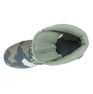 ट्रैकिंग प्रशिक्षण में लंबी पैदल यात्रा के लिए उच्च शीर्ष हरे छलावरण आउटडोर रेगिस्तान जूते - Product Image 6