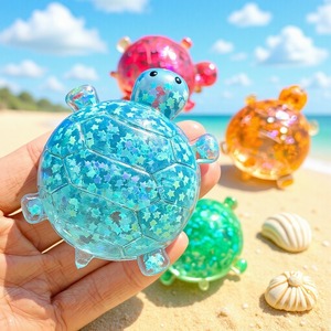 Yatang Liangjian Turtle Bubbling <b>Beads</b> Edition Oil Star Car Office Desktop Decorative Toy - Product Image 1