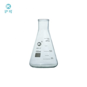 Fiole Erlenmeyer conique à fond plat Huke 1000 ml à col étroit en verre borosilicate 3.3 pour <span class=keywords><strong>analyse</strong></span> en <span class=keywords><strong>laboratoire</strong></span> - Product Image 4