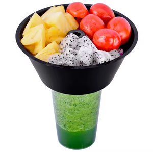 Coppette Monouso Ecologiche in PP con Coperchi e Cannucce per Tè al Latte, Cola, Bevande e Snack, Sicure per Alimenti - Product Image 6