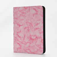 Carpeta de cuero con impresión de 4, 9 y 12 bolsillos personalizados, carpeta impermeable para tarjetas coleccionables, carpeta de cuero multicolor para tarjetas coleccionables