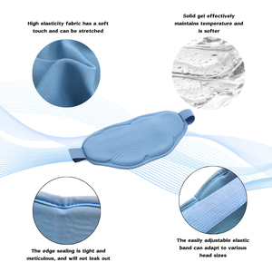 Maschera per Occhi in Idrogel con Compressione Fredda e Calda Tessuto Morbido Certificato CE per Alleviare l'Affaticamento degli Occhi e il Dolore - Product Image 3