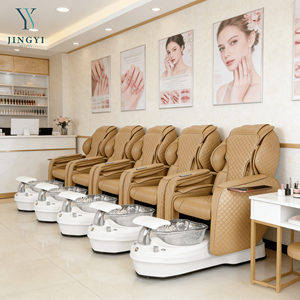 Poltrona <span class=keywords><strong>Pedicure</strong></span> Spa Più Venduta con Massaggio Shiatsu alla Schiena e Vasca Idromassaggio in Ceramica, Arredamento <span class=keywords><strong>per</strong></span> Salone di Bellezza - Product Image 5