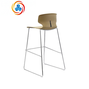 Taburetes de Bar Modernos, Coloridos, Duraderos, que Ahorran Espacio, de Plástico, Multiusos, para Cafeterías, Bares y Hogares - Product Image 4