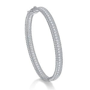 Pulseras de tenis unisex de moissanita con imitación de perlas y corte esmeralda, estilo hip hop, para fiesta, venta al por mayor de joyería fina de última moda. - Product Image 2