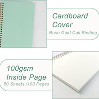 Cuaderno Espiral Personalizado para Estudiantes, 100 Hojas Gruesas, de Alta Calidad, No Daña las Manos, Cuaderno de Ejercicios, Regalo Original