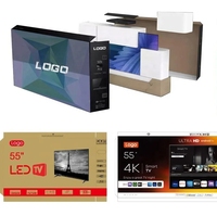 Televisor Inteligente LED TCL de 85 Pulgadas al por Mayor para Hoteles, HDTV con Resolución 4K a 60Hz, Gabinete Negro, el Más Popular y Económico