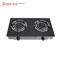 Cuisinière à gaz infrarouge à 2 brûleurs de haute qualité Cuisinière à gaz en verre trempé pour une utilisation en intérieur
