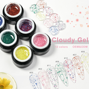 Esmalte de Gel con Brillo, Efecto Diamante, Reflectante, 12 Colores, No Tóxico, Lentejuelas Brillantes, Barniz para Dibujar y Pintar - Product Image 6
