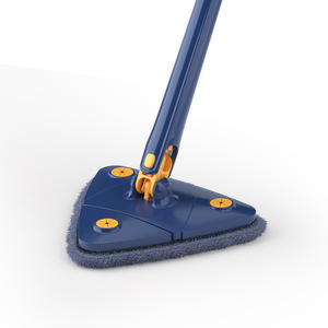 Serpillère rotative à 360 degrés, réglable, en microfibre épaisse torsadée, ensemble de chiffons triangulaires pour le nettoyage des sols, des fenêtres et des plafonds - Product Image 1