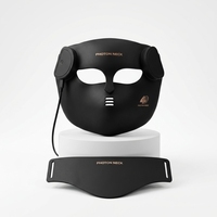 Nouveauté : Thérapie par lumière rouge infrarouge 4D pour le visage, appareil à lumière LED pour le visage, masque de thérapie par lumière LED infrarouge