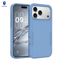 Vente en gros d'étuis de téléphone en silicone 3D 2-en-1, design 3D, antichoc, pour 18 Pro Max, protection robuste anti-chute