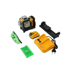 12 Lines 3D level Self-Leveling 360 Degree Horizontal and Vertical Cross Green Laser Beam Lines Laser Level