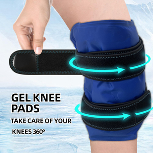 Wiederverwendbare, verstellbare Nylon-Gel-Gelenk-Eisbinde, Kühlpack für Heiß-Kalt-Therapie, Knie- und Knöchelschmerzen, Sportverletzungen - Product Image 4