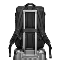 Nouveaux sacs à dos de voyage imperméables très demandés, 17 pouces, extensibles, pour hommes, sac à dos pour ordinateur portable avec valve de compression sous vide