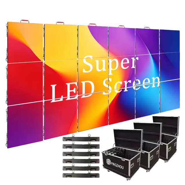 Shenyang Concert Stage Screen Rental P2.6 P3.9 1500*500mm LED Video Wall Panel Rental Indoor LED Display