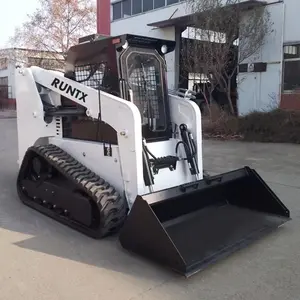 Runtx Brand 700kg 850kg 950kg Mini Crawler Loader Skid Steer Loader With Optional Attachement