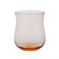 Ensemble de verres en verre coloré solide de 350 ml, formes et teintes variées, couleurs personnalisables, sans danger pour les aliments, pour les boissons