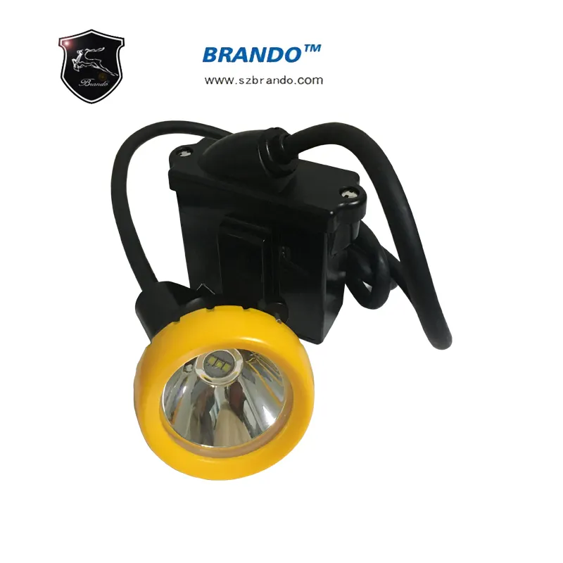 Minera ricaricabile Led casco fari KL8LM lampada da miniera con filo faro da caccia campeggio lampada da testa impermeabile