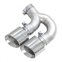 Système d'échappement Catback entièrement en acier inoxydable pour Nissan GTR R35 3.8TT V6, silencieux à double soupape, tuyau droit, embouts quadruples