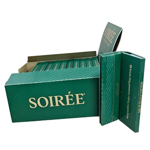 SOIRÉE Premium Brown <b>Rolling</b> Papers Hot Sell Kingsize Manual DIY Hand Easy <b>Cigarette</b> Maker Tobacco <b>Rolling</b> <b>Machine</b> Square - Product Image 2