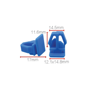 Autoteile Autotür verkleidung clips Blauer Karosserie-Seitens chutz Formclip Auto Retainer Kunststoff-Niet befestigungen - Product Image 2