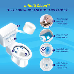 Infiniti Limpiadores de Tanque de Inodoro Duraderos con Lejía, Limpiador de Inodoro con Tecnología de Liberación Sustentable - Product Image 6