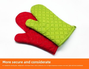 Promotion Custom Logo Durable Microwave <b>Oven</b> <b>Gloves</b> with Insulation for Hot Pot Handling and Baking - Product Image 4