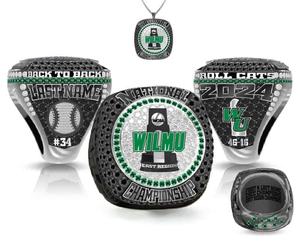 Anillo de Campeonato Personalizado de Aleación de Zinc con Incrustaciones de Cristal/Strass Chapado en Oro Rosa/Platino para Deportes - Product Image 3