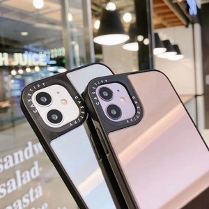 Funda de Lujo para Teléfono Móvil con Espejo de Maquillaje de Cristal para iPhone 15 14 13 12 Pro Max, Carcasa Trasera para Europa y América 2024 - Product Image 4