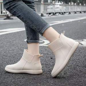 YL7375 prezzo di fabbrica di sicurezza all'aperto <span class=keywords><strong>antipioggia</strong></span> scarpe Anti-slittamento PVC pioggia stivali <span class=keywords><strong>donna</strong></span> all'ingrosso con l'alta qualità - Product Image 3