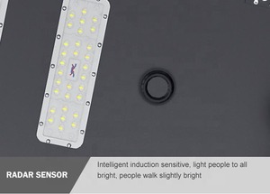 ระบบให้แสงสว่างพลังงานแสงอาทิตย์แบบ LED กันน้ำ IP65 60W ไฟถนนภายนอกผลิตได้ - Product Image 5