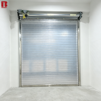 Porte à enroulement automatique en polycarbonate Bolang, porte à enroulement givrée, capteur radar, télécommande WiFi, livraison rapide