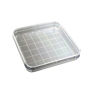 Placa de Cultivo Cuadrada de Poliestireno de Alta Claridad Degao, Diseño Apilable, Ahorra Espacio, para Laboratorio Celular y Experimentos de Detección de Medicamentos - Product Image 1