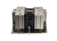 Vente chaude 2U prend en charge les refroidisseurs de processeur LGA4189/4677/SP5 et 5 ventilateurs de serveur de caloduc Vitesse du ventilateur: PWM 3000- 11,000 RPM