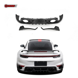 ดิฟฟิวเซอร์หลังคาร์บอนไฟเบอร์แบบแห้ง Te-chart Style สำหรับ Porsche 992 Turbo S Lower Valance จัดจำหน่ายโดยตรงจากโรงงาน ขายส่งโดยตรง - Product Image 1