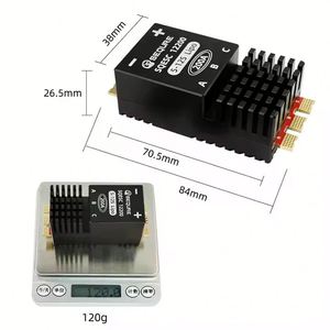 Controlador de Velocidad Sin Escobillas SEQURE SQESC 12100 100A STM32G071 con Configuración de Luces LED RGB Integradas, BLHeli 32 5-12S ESC Lipo RC - Product Image 3