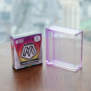 <strong>Wholesale</strong> Custom Gradient Acrylic <strong>Panini</strong> Mosaic Blaster Box Protector Magnetic Lid Portable Water Resistant for Sports <strong>Card</strong> - Product Image 3
