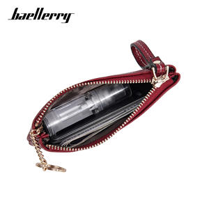 Cartera de Mujer Baellerry, Diseño de Moda, Cartera Compacta y Delgada de Cuero PU con Protección RFID, Color Rojo, Venta al por Mayor, 2025 - Product Image 2