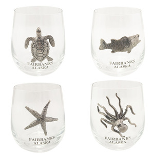 Vajilla de <span class=keywords><strong>cristal</strong></span> transparente de alce con etiqueta de Metal única de 300ml, Copas de coñac, <span class=keywords><strong>copa</strong></span> de vino clásica para fiesta de Brandy - Product Image 2