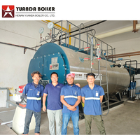 Chaudière à vapeur industrielle horizontale automatique à tubes de fumée de 3 tonnes 3t/h, nouvelle, à haute efficacité, pour machine à granulés d'aliments