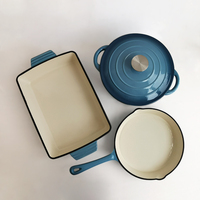 Ensemble d'ustensiles de cuisine en émail personnalisable, poêle, crêpière et poêle à rôti, four néerlandais, 1 pièce