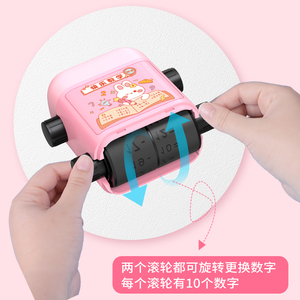 Insegnamento addizione e sottrazione numero Rolling Stamp <span class=keywords><strong>matematica</strong></span> pratica <span class=keywords><strong>domande</strong></span> Roller timbri digitali - Product Image 4
