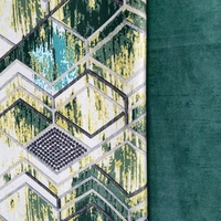 2023 vente chaude nouveau design velours imprimé 100% polyester canapé textile