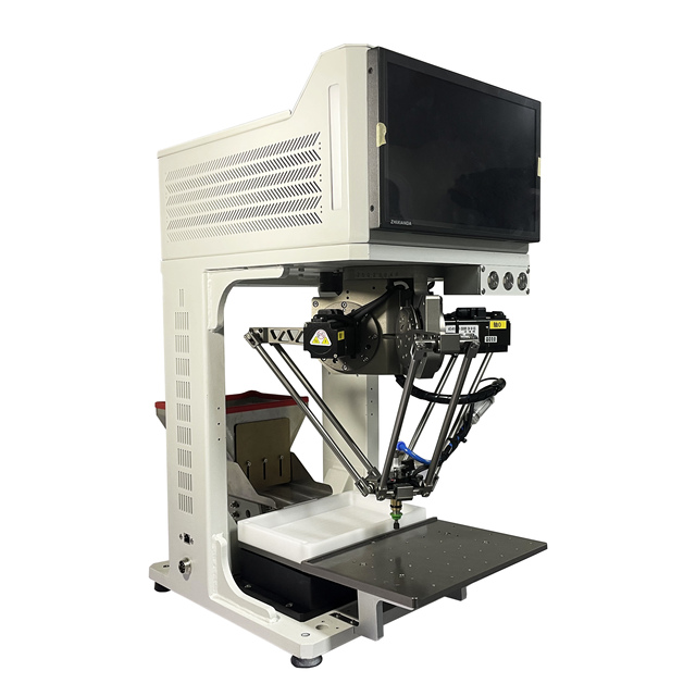 Small Material Feeding Parallel Robot Lightweight Delta Structure for Automatic Pick Place in Assembly Line and Production Line