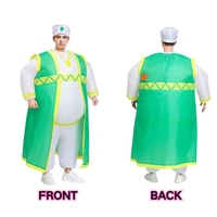 Costume de fête d'Halloween de carnaval pour adulte, combinaison gonflable de danseur gras sultan, corps entier